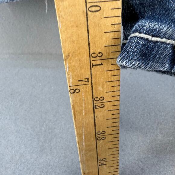 Miss Me Jeans Women's 27x31 (4) Blue Bootcut Rhinestone Pocket Flaps Studding - Picture 15 of 16